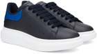 Alexander McQueen Navy Oversized Sneakers