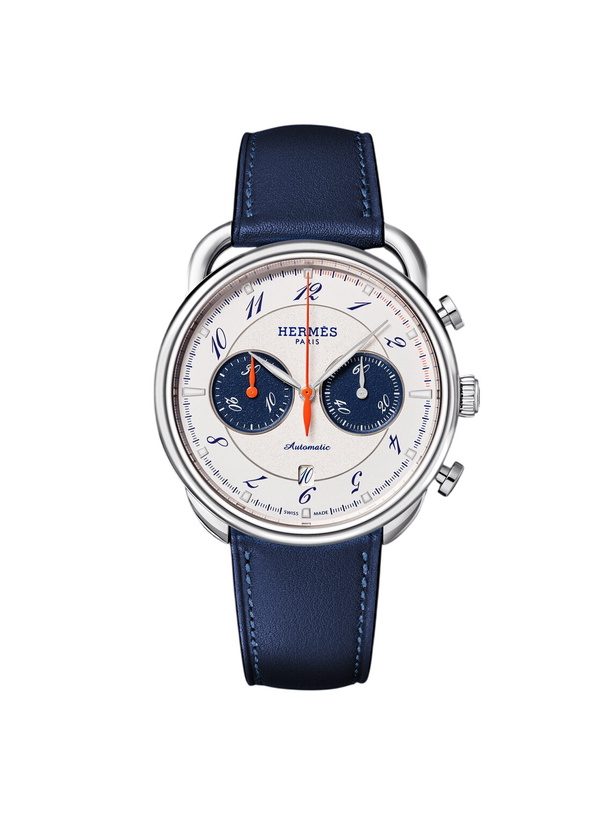 Photo: Hermès Timepieces - Arceau Chronographe Automatic Stainless Steel Watch, Ref. 403964WW00