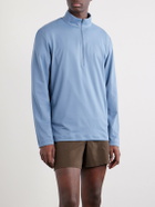 Lululemon - Slim-Fit Stretch Recycled-Jersey Half-Zip Top - Blue
