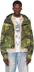 424 Khaki H Camo Jacket