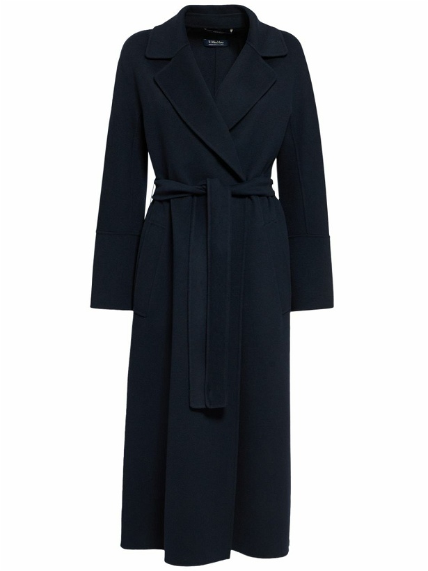 Photo: 'S MAX MARA Elisa Double Wool Drape Belted Coat