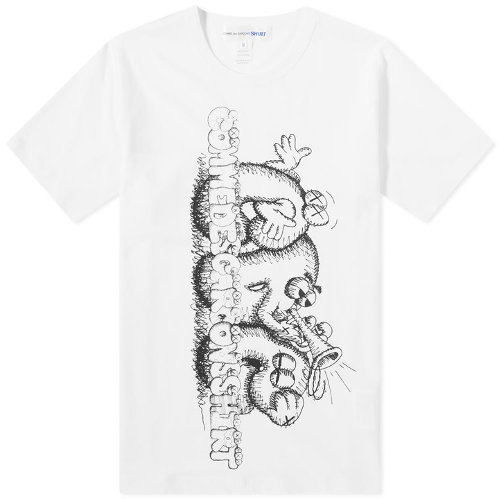 Photo: Comme des Garcons SHIRT x KAWS Print Tee