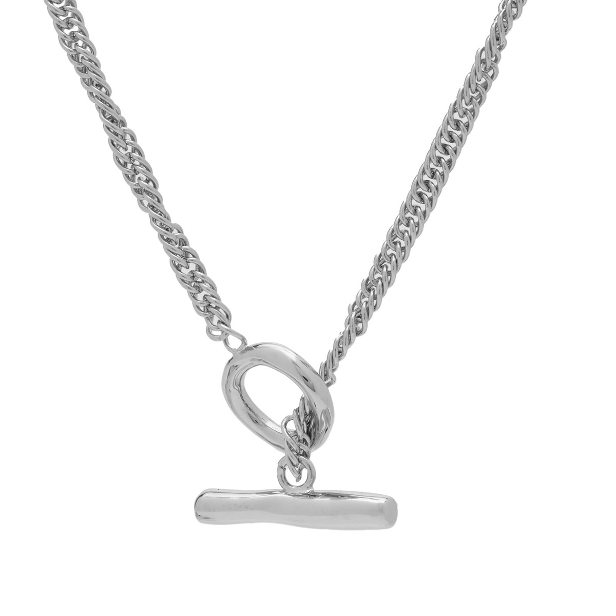 Jil Sander Women's Multi Charm Necklace in Gold/Silver