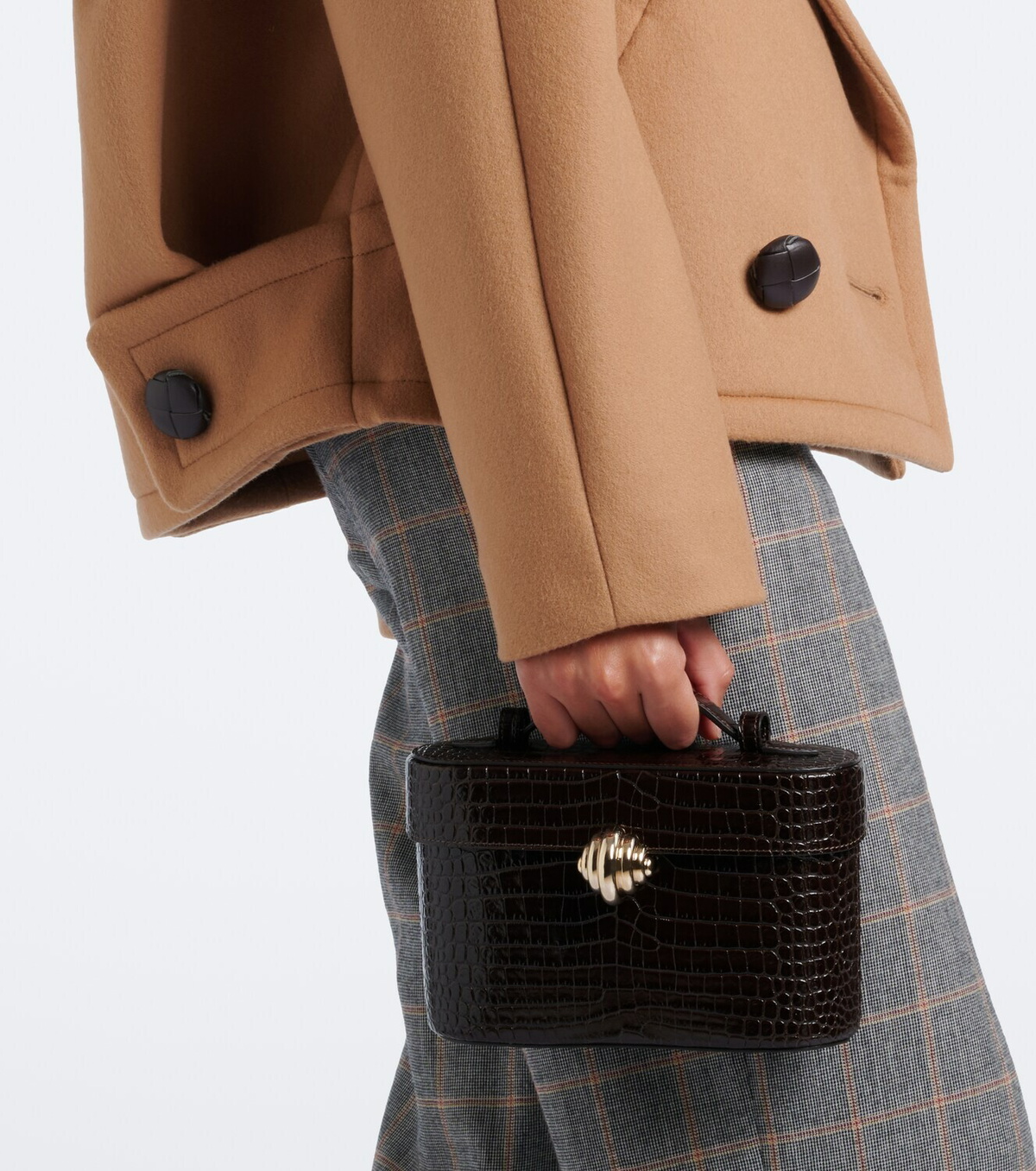 Aquazzura Belgravia Small leather vanity bag
