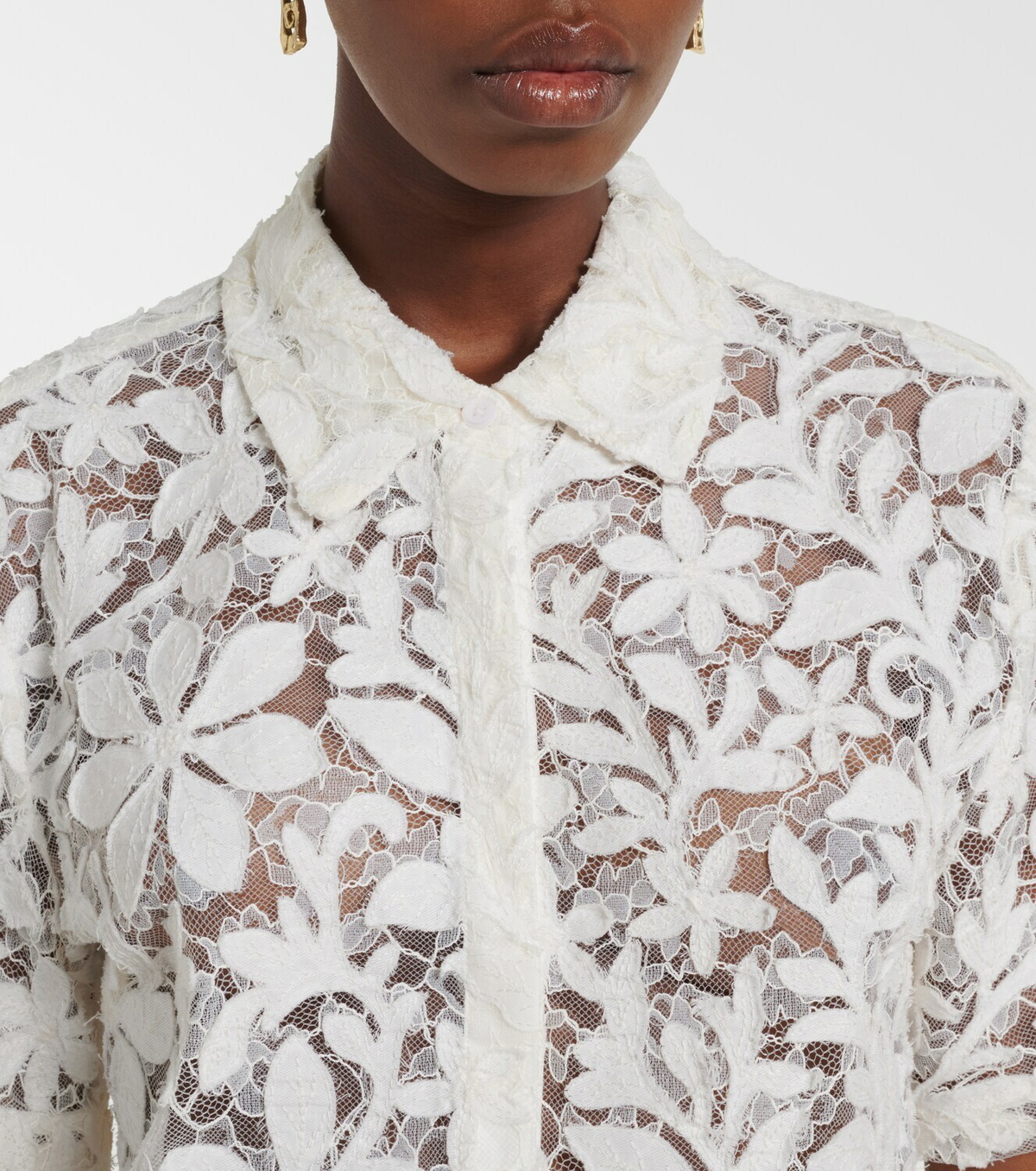 Simkhai Cotton lace shirt