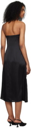 ANINE BING Black Megan Midi Dress