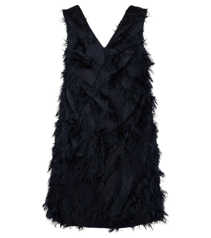 Photo: Brunello Cucinelli Fringed minidress