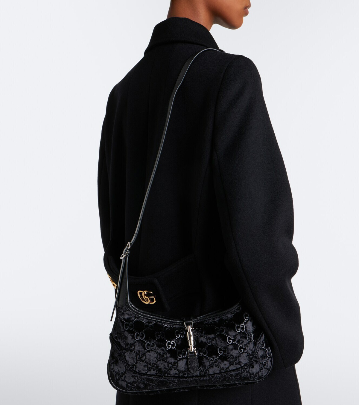 Gucci Gucci Jackie 1961 Small velvet shoulder bag