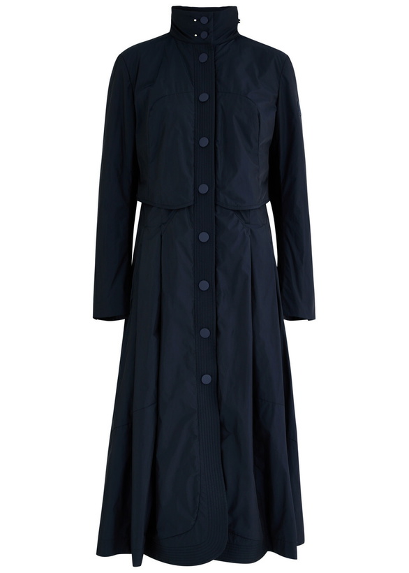 Photo: High In Depth Hooded Shell Parka Coat Navy