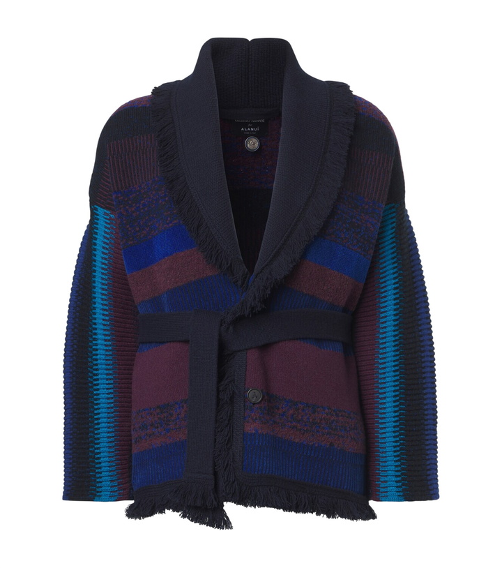 Photo: Giorgio Armani x Alanui cashmere-blend cardigan