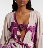 Adriana Degreas Printed beach cover-up