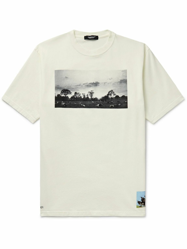 Photo: UNDERCOVER - Pink Floyd Printed Cotton-Jersey T-Shirt - Neutrals