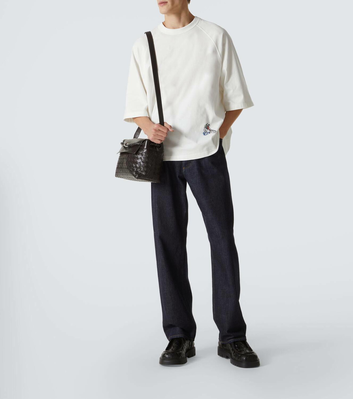 Bottega Veneta Andiamo Small leather messenger bag Bottega