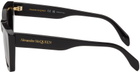 Alexander McQueen Black Selvedge Sunglasses