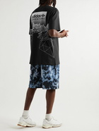 adidas Originals - Logo-Print Cotton-Jersey T-Shirt - Black