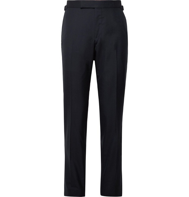 Photo: TOM FORD - Navy O'Connor Slim-Fit Wool Suit Trousers - Navy