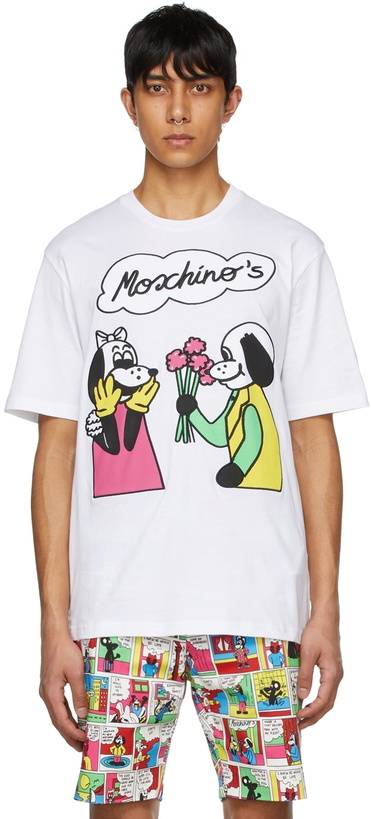 Photo: Moschino White Cotton T-Shirt