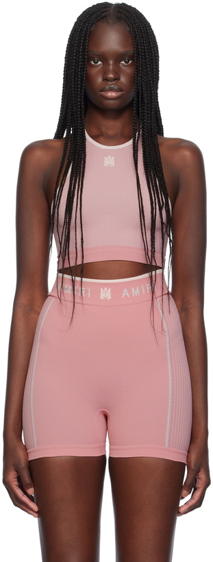 Photo: AMIRI Pink MA Seamless Sport Bra