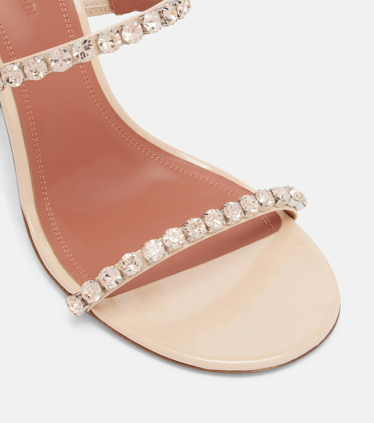 Amina Muaddi Gigi crystal-embellished leather sandals