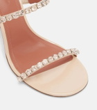 Amina Muaddi Gigi crystal-embellished leather sandals