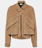 Magda Butrym Suede biker jacket