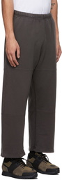 Les Tien Black Faded Gaucho Lounge Pants