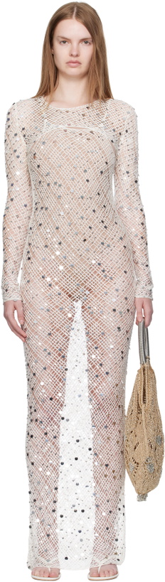 Photo: Paris Georgia Off-White Vera Shrug & Maxi Dress