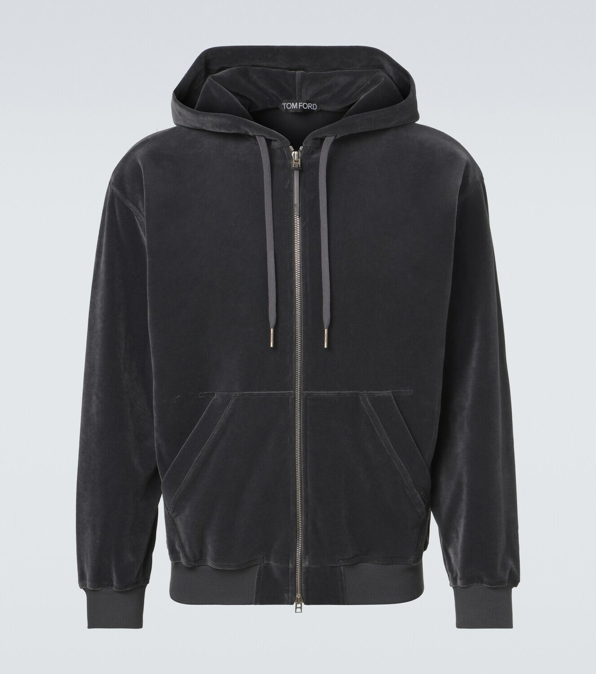Tom Ford Velvet zip-up hoodie