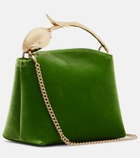 Erdem Bloom Mini velvet top-handle bag
