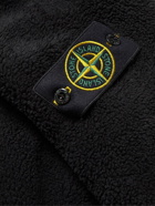 Stone Island - Logo-Detailed Cotton-Blend Fleece Sweatshirt - Black