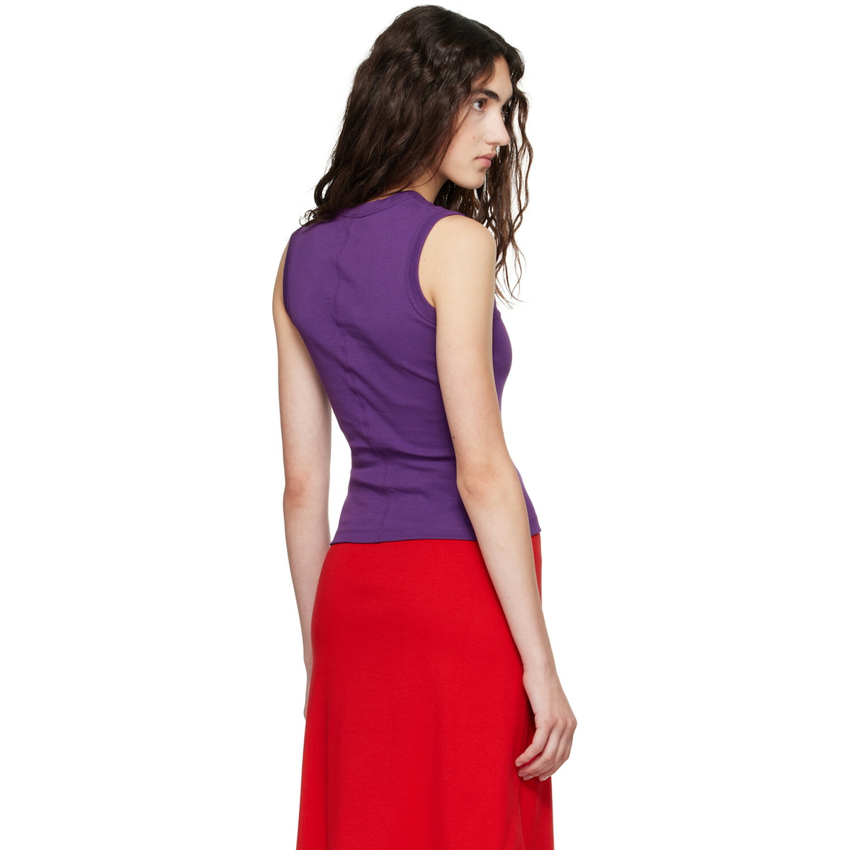 FLORE FLORE Purple Esmé Tank Top
