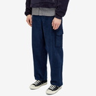 Dime Men's Relaxed Cord Cargo Pants in Navy