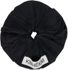 KIMHĒKIM Black Oversized Satin Scrunchie