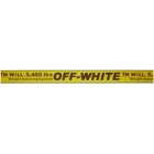 Off-White Yellow Industrial Belt