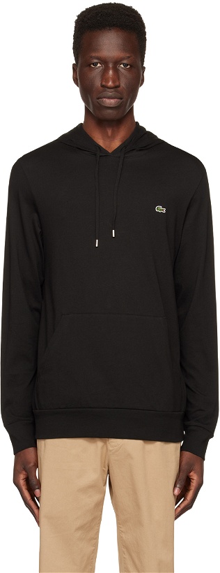 Photo: Lacoste Black Patch Hoodie