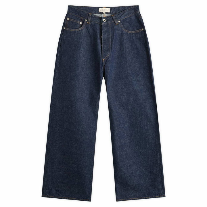 Photo: Studio Nicholson Men's Wide Leg Jean in Indigo Wash
