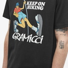 Gramicci Men's Keep On Hiking T-Shirt in Black