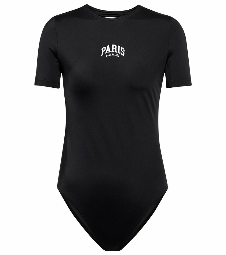 Photo: Balenciaga - Cities Paris short-sleeved swimsuit