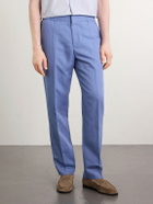 Paul Smith - Straight-Leg Cotton, Linen and Lyocell-Blend Trousers - Blue