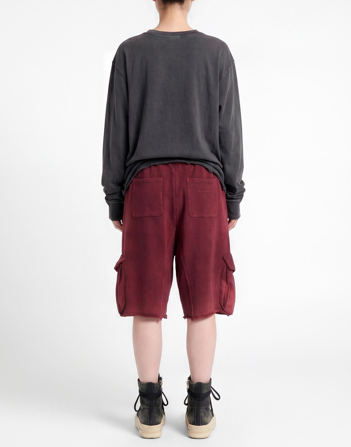 Laneus Womens Shorts & Bermuda Shorts Garnet