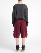 Laneus Womens Shorts & Bermuda Shorts Garnet