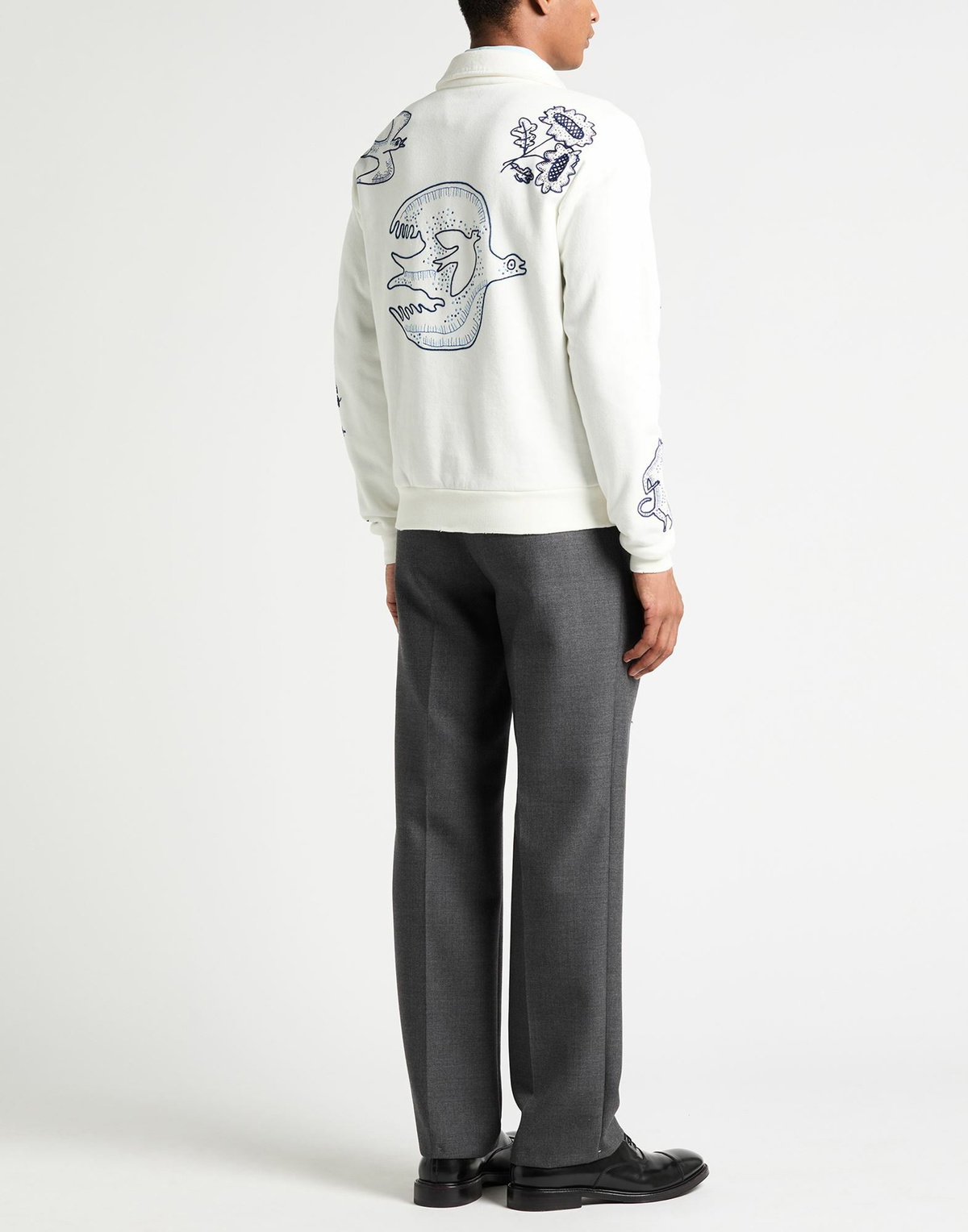 Dior And Hylton Nel Mens Sweatshirt in White