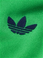 adidas Originals - Wales Bonner Webbing-Trimmed Striped Stretch Recycled-Jersey T-Shirt - Green