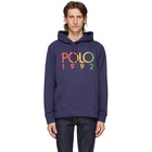 Polo Ralph Lauren Navy Fleece Logo Hoodie