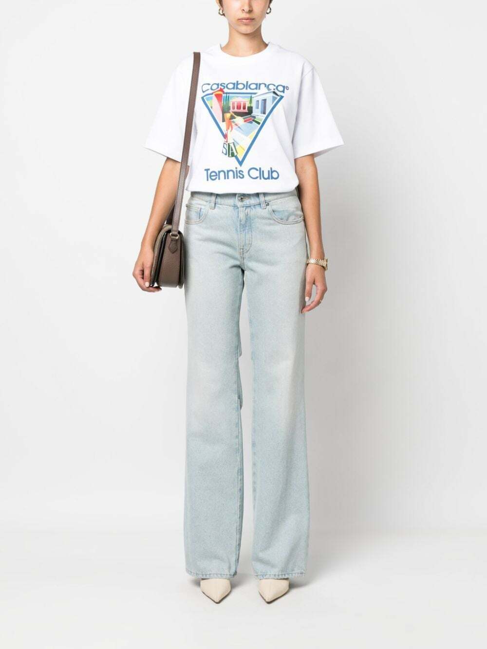 CASABLANCA - Logo Organic Cotton T-shirt