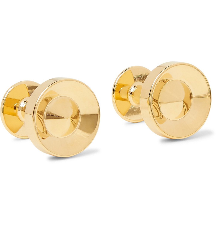 Photo: Alice Made This - Alvar Gold-Plated Cufflinks - Gold