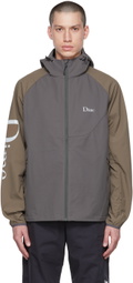 Dime Gray Windbreaker Jacket