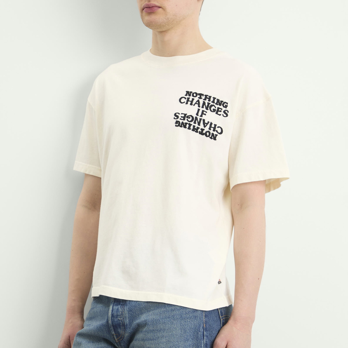 Honor the Gift Men's Nothing Changes T-Shirt in White