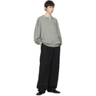 Fear of God ESSENTIALS Gray Signature 90s Knit Polo