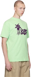 Palm Angels Green Douby T-Shirt